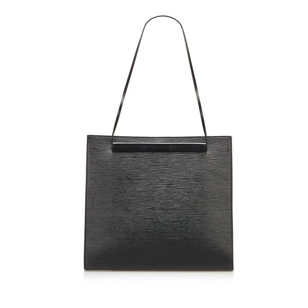 ルイ ヴィトン エピ サントロペ ハンドバッグ ショルダーバッグ M52462 ノワール ブラック レザー レディース LOUIS VUITTON 【中古】