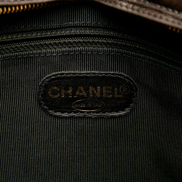 シャネル ココマーク トートバッグ ショルダーバッグ ブラック ゴールド ラムスキン レディース CHANEL 【中古】