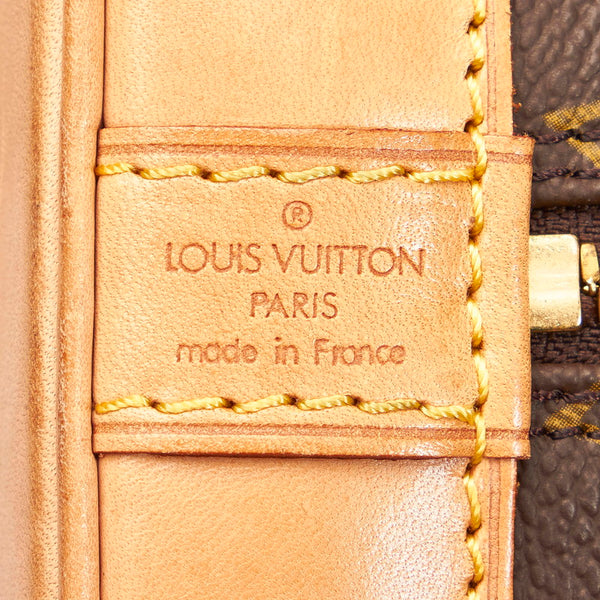 ルイ ヴィトン モノグラム アルマ ハンドバッグ M51130 ブラウン PVC レザー レディース LOUIS VUITTON 【中古】