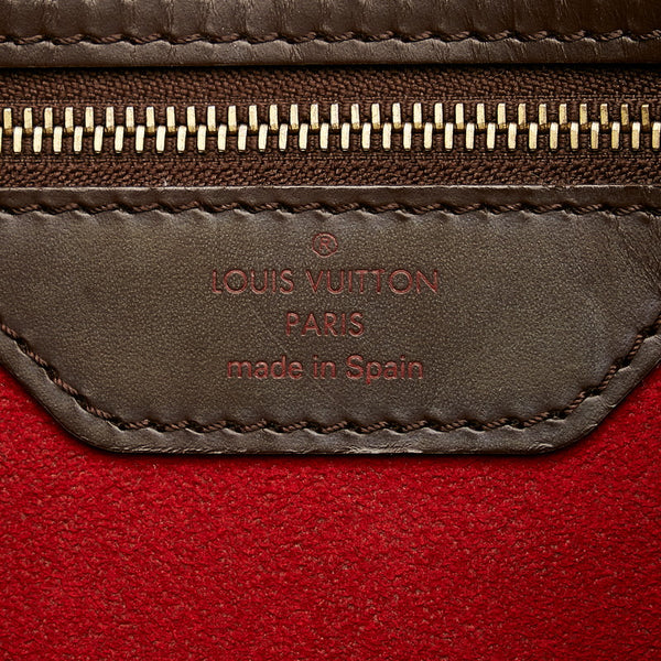 ルイ ヴィトン ダミエ ハムステッドMM ハンドバッグ トートバッグ N51204 ブラウン PVC レザー レディース LOUIS VUITTON 【中古】
