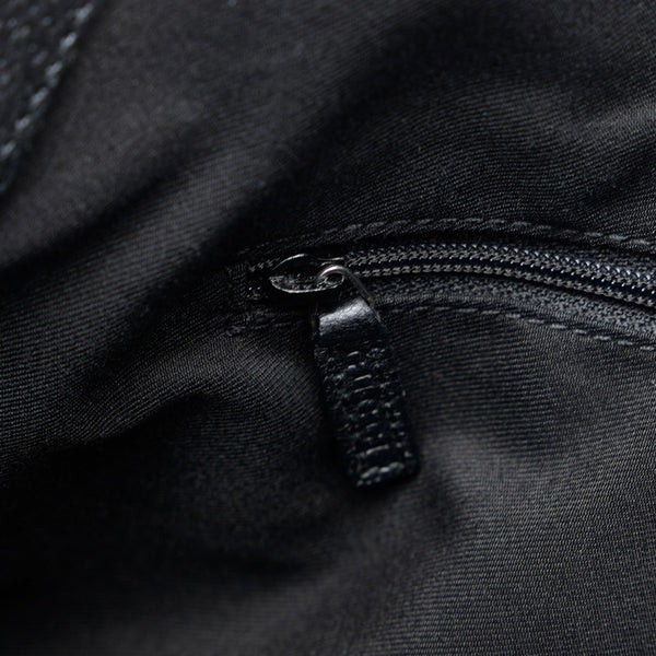 グッチ GGキャンバス ハンドバッグ トートバッグ 121023 ブラック キャンバス レザー レディース GUCCI 【中古】