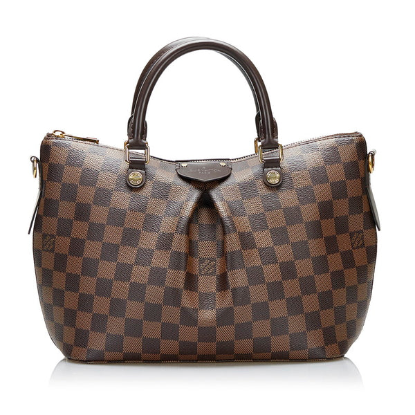 ルイ ヴィトン ダミエ シエナPM ハンドバッグ ショルダーバッグ 2WAY N41545 ブラウン PVC レザー レディース LOUIS VUITTON 【中古】