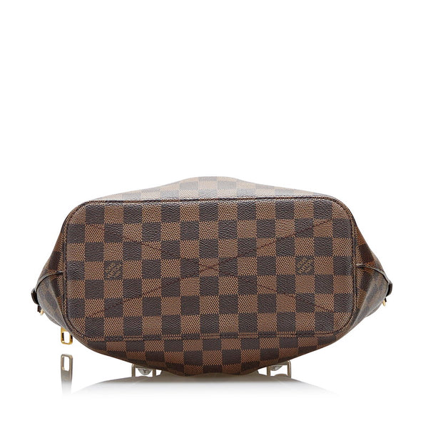 ルイ ヴィトン ダミエ シエナPM ハンドバッグ ショルダーバッグ 2WAY N41545 ブラウン PVC レザー レディース LOUIS VUITTON 【中古】