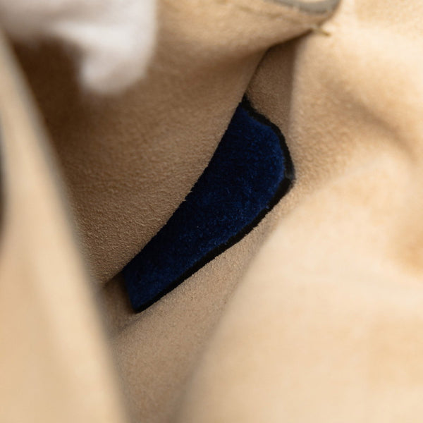 クロエ ドリュー チェーン ショルダーバッグ ブルー ブラウン レザー スウェード レディース Chloe 【中古】