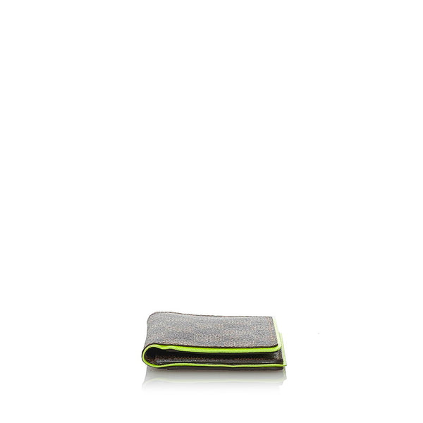 ルイ ヴィトン ダミエ  オーガナイザー ドゥ ポッシュオ N63157 ジョーヌ  PVC カードケース メンズ LOUIS VUITTON 【中古】
