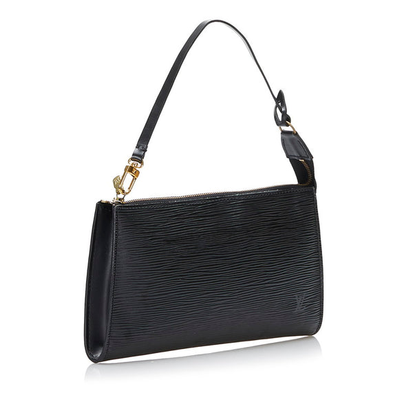 ルイ ヴィトン エピ ポシェット アクセソワール ノワール ポーチ M52982 ブラック レザー レディース LOUIS VUITTON 【中古】