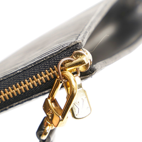 ルイ ヴィトン エピ ポシェット アクセソワール ノワール ポーチ M52982 ブラック レザー レディース LOUIS VUITTON 【中古】