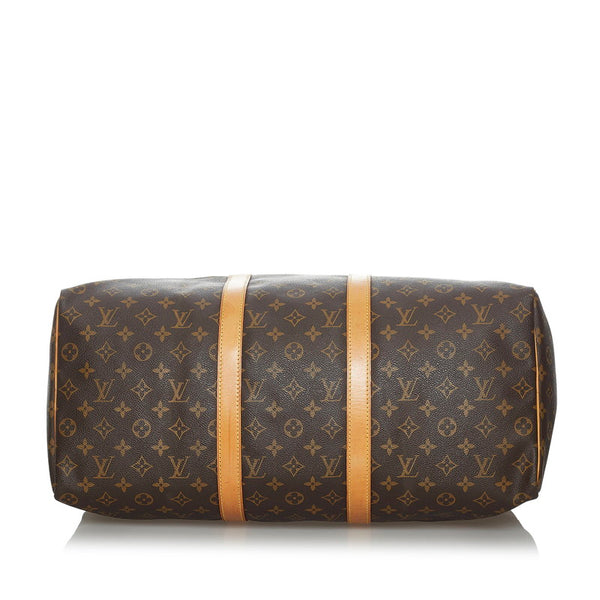 ルイ ヴィトン モノグラム キーポル50 ボストンバッグ トラベルバッグ Ｍ41426 ブラウン PVC レザー レディース LOUIS VUITTON 【中古】