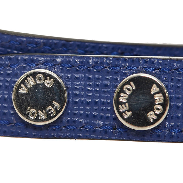 フェンディ ブレスレット ブルー レザー レディース FENDI 【中古】