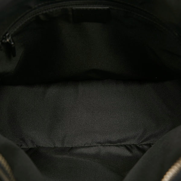 グッチ GGキャンパス ショルダーバッグ 0013766 ブラック キャンバス レザー レディース GUCCI 【中古】