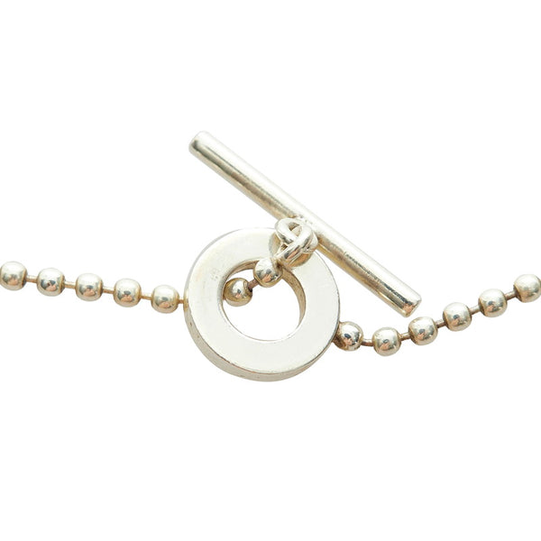 グッチ SV925 シルバー Gロゴ ネックレス レディース GUCCI 【中古】