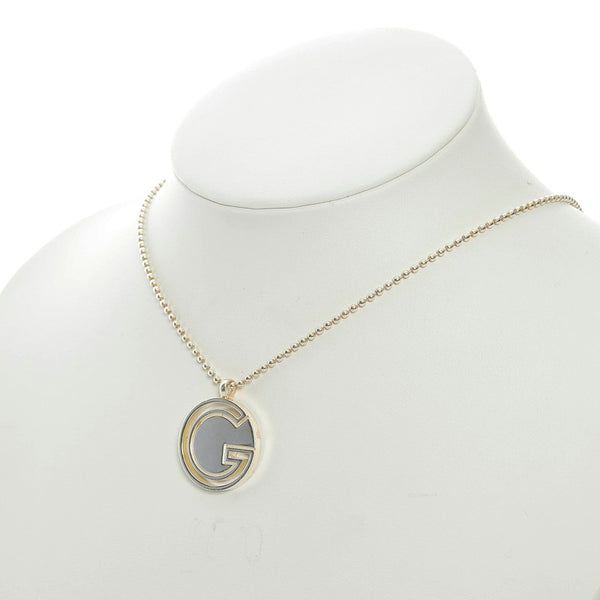 グッチ SV925 シルバー Gロゴ ネックレス レディース GUCCI 【中古】