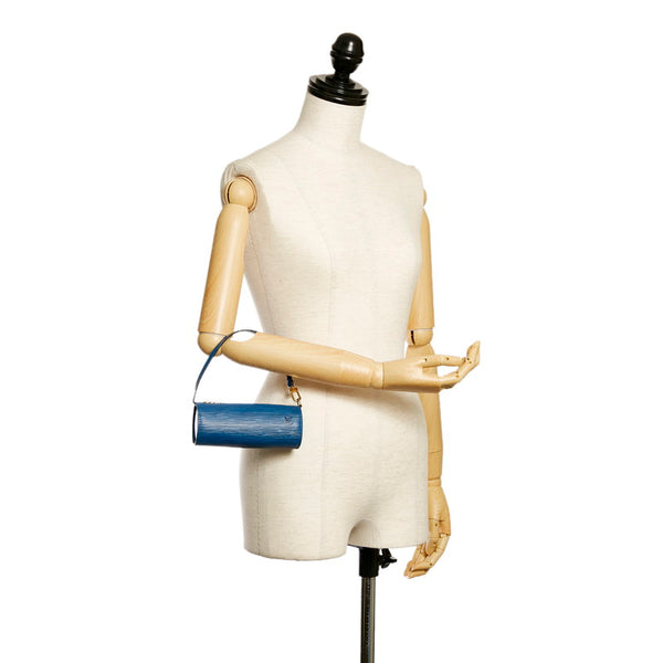 ルイ ヴィトン エピ スフロ付属ポーチ トレドブルー レザー ポーチ レディース LOUIS VUITTON 【中古】