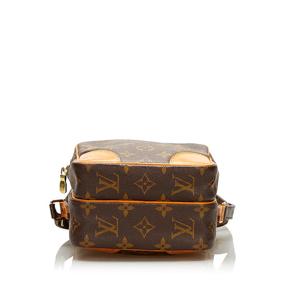 ルイ ヴィトン モノグラム アマゾン 斜め掛け ショルダーバッグ M45236 ブラウン PVC レザー レディース LOUIS VUITTON 【中古】