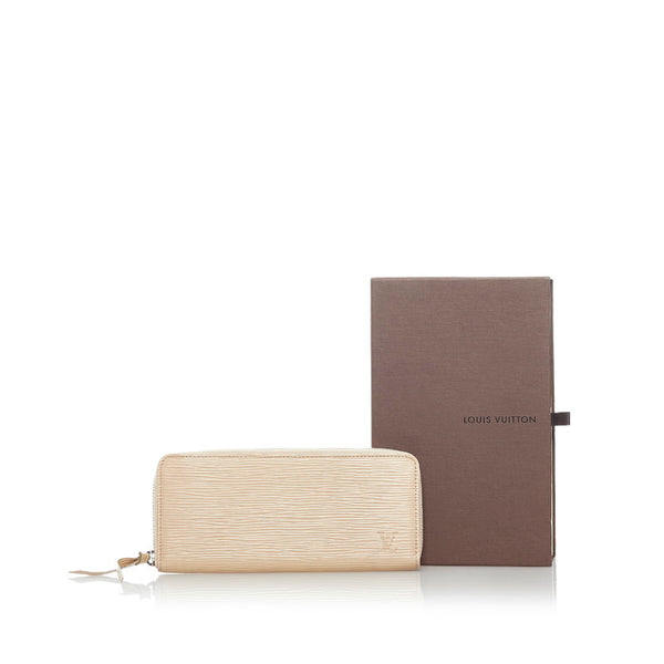 ルイ ヴィトン エピ ポルトフォイユ クレマンス 長財布 M60916 デュンヌ レザー レディース LOUIS VUITTON 【中古】