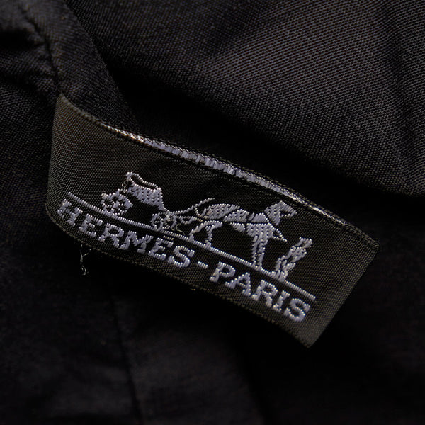 エルメス エールライン カバス トートバッグ グレー キャンバス メンズ HERMES 【中古】