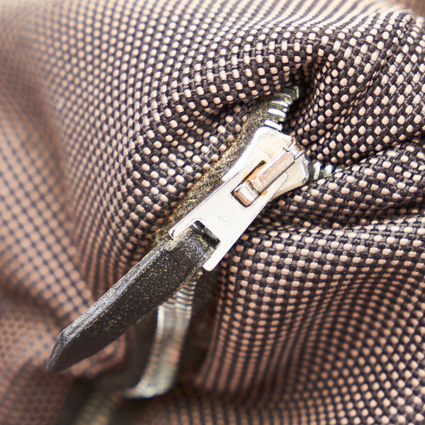 エルメス エールライン カバス トートバッグ グレー キャンバス メンズ HERMES 【中古】