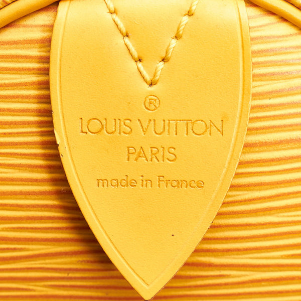 ルイ ヴィトン エピ スピーディ25 ハンドバッグ ミニボストン Ｍ43019 タッシリイエロー レザー レディース LOUIS VUITTON 【中古】