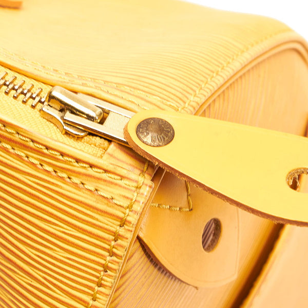 ルイ ヴィトン エピ スピーディ25 ハンドバッグ ミニボストン Ｍ43019 タッシリイエロー レザー レディース LOUIS VUITTON 【中古】