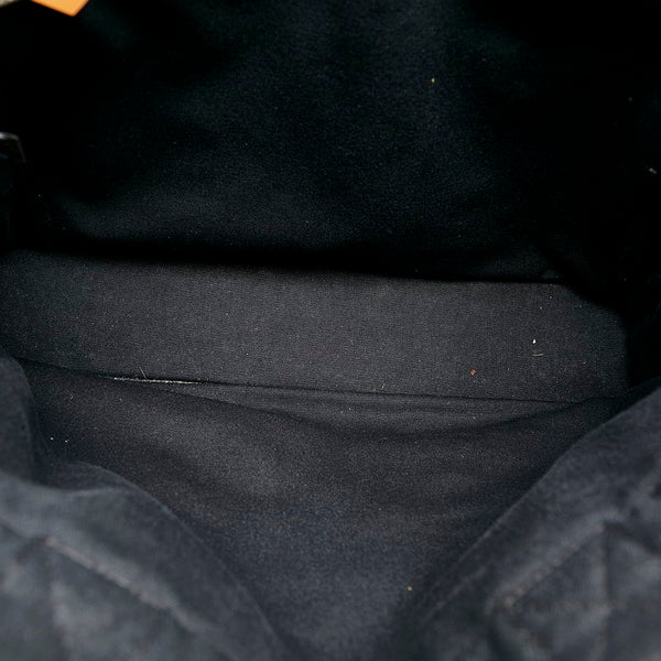 エルメス フールトゥMM ハンドバッグ トートバッグ ブラック キャンバス レディース HERMES 【中古】