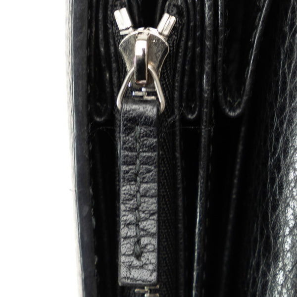 グッチ ディオニュソス チェーン ショルダーバッグ ウォレット 401231 ブラック レザー レディース GUCCI 【中古】