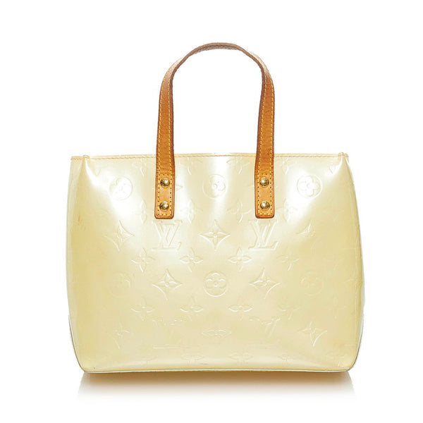 ルイ ヴィトン モノグラム ヴェルニ リードPM ハンドバッグ M91144 ベージュ パテントレザー レディース LOUIS VUITTON 【中古】