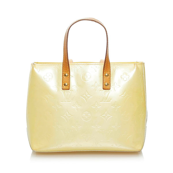 ルイ ヴィトン モノグラム ヴェルニ リードPM ハンドバッグ M91144 ベージュ パテントレザー レディース LOUIS VUITTON 【中古】