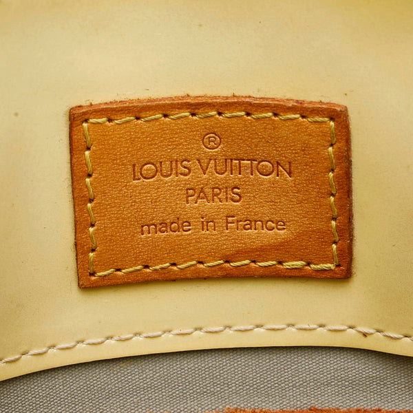 ルイ ヴィトン モノグラム ヴェルニ リードPM ハンドバッグ M91144 ベージュ パテントレザー レディース LOUIS VUITTON 【中古】