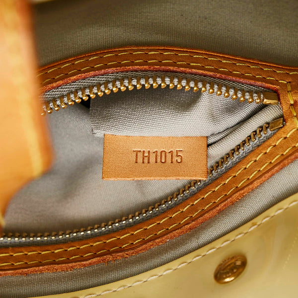 ルイ ヴィトン モノグラム ヴェルニ リードPM ハンドバッグ M91144 ベージュ パテントレザー レディース LOUIS VUITTON 【中古】