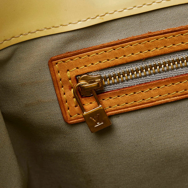 ルイ ヴィトン モノグラム ヴェルニ リードPM ハンドバッグ M91144 ベージュ パテントレザー レディース LOUIS VUITTON 【中古】