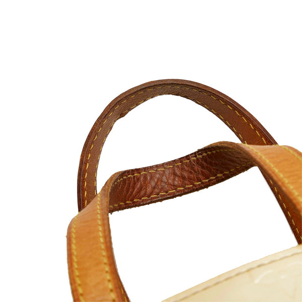 ルイ ヴィトン モノグラム ヴェルニ リードPM ハンドバッグ M91144 ベージュ パテントレザー レディース LOUIS VUITTON 【中古】