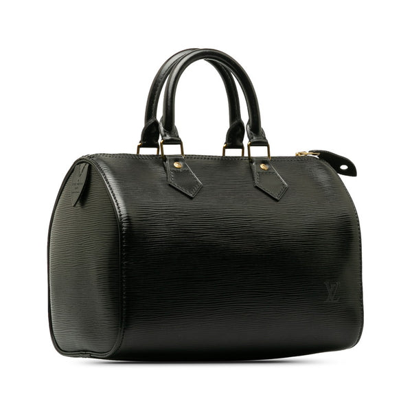 ルイ ヴィトン エピ スピーディ25 ハンドバッグ ミニボストンバッグ M59032 ノワール ブラック レザー レディース LOUIS VUITTON 【中古】