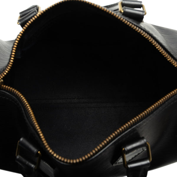 ルイ ヴィトン エピ スピーディ25 ハンドバッグ ミニボストンバッグ M59032 ノワール ブラック レザー レディース LOUIS VUITTON 【中古】