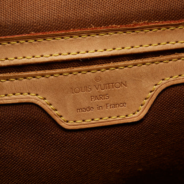 ルイ ヴィトン モノグラム モンスリ GM リュック バックパック M51135 ブラウン PVC レザー レディース LOUIS VUITTON 【中古】