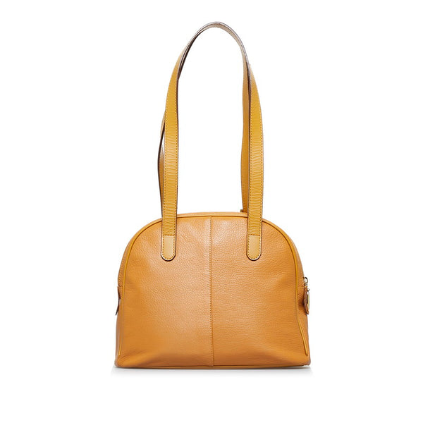 バーバリー ノバチェック シャドーホース ハンドバッグ ショルダーバッグ ブラウン レザー レディース BURBERRY 【中古】