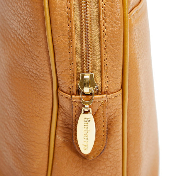 バーバリー ノバチェック シャドーホース ハンドバッグ ショルダーバッグ ブラウン レザー レディース BURBERRY 【中古】