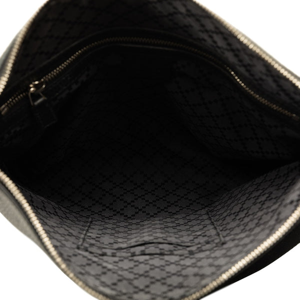 グッチ 斜め掛け ショルダーバッグ 394915 ブラック レザー メンズ GUCCI 【中古】