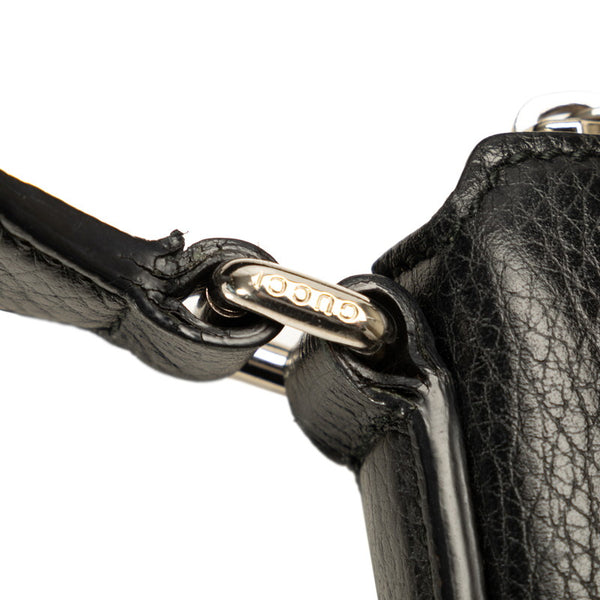 グッチ 斜め掛け ショルダーバッグ 394915 ブラック レザー メンズ GUCCI 【中古】