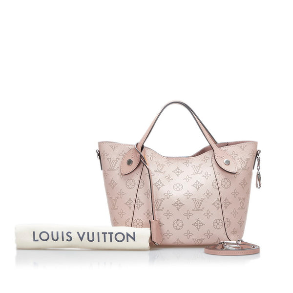 ルイ ヴィトン マヒナ ヒナPM ハンドバッグ ショルダーバッグ 2WAY M54353 マグノリア レザー レディース LOUIS VUITTON 【中古】