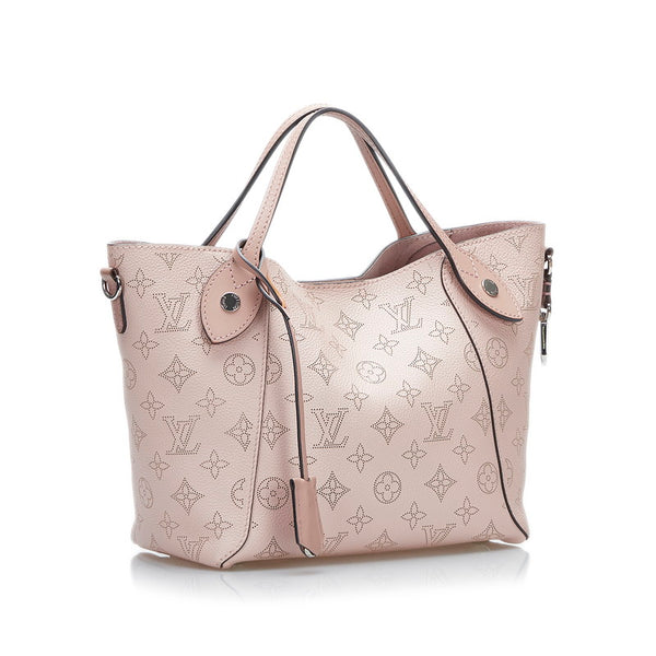 ルイ ヴィトン マヒナ ヒナPM ハンドバッグ ショルダーバッグ 2WAY M54353 マグノリア レザー レディース LOUIS VUITTON 【中古】