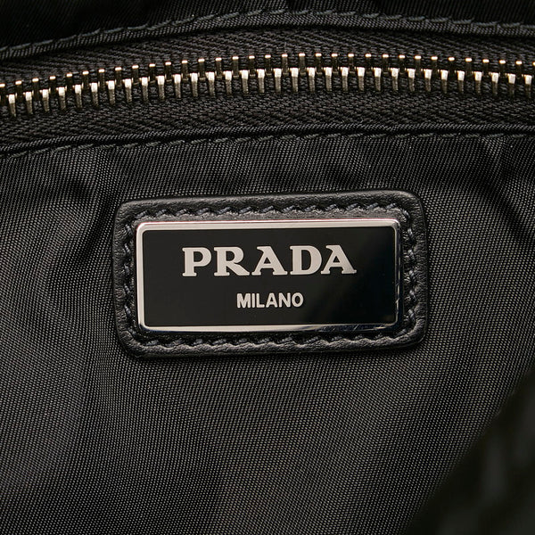 プラダ リュック バックパック ボディバッグ 2VZ044 ブラック カーキ ナイロン メンズ PRADA 【中古】
