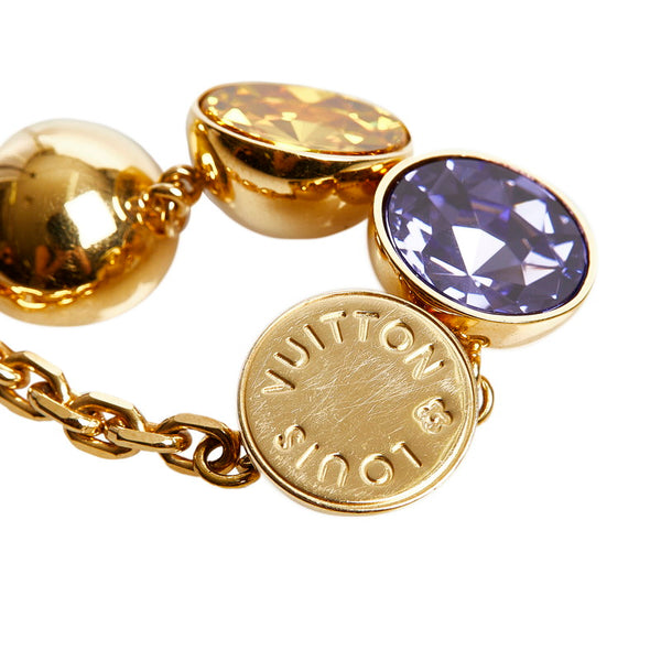 ルイ ヴィトン オーバー ザ レインボー ブレスレット M66891 ゴールド メッキ レディース LOUIS VUITTON 【中古】