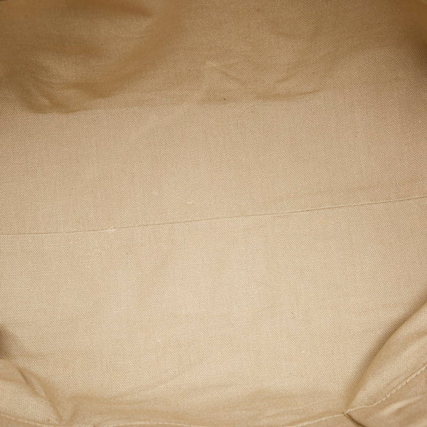 バーバリー ノバチェック ハート ベージュ PVC レザー ハンドバッグ レディース BURBERRY 【中古】