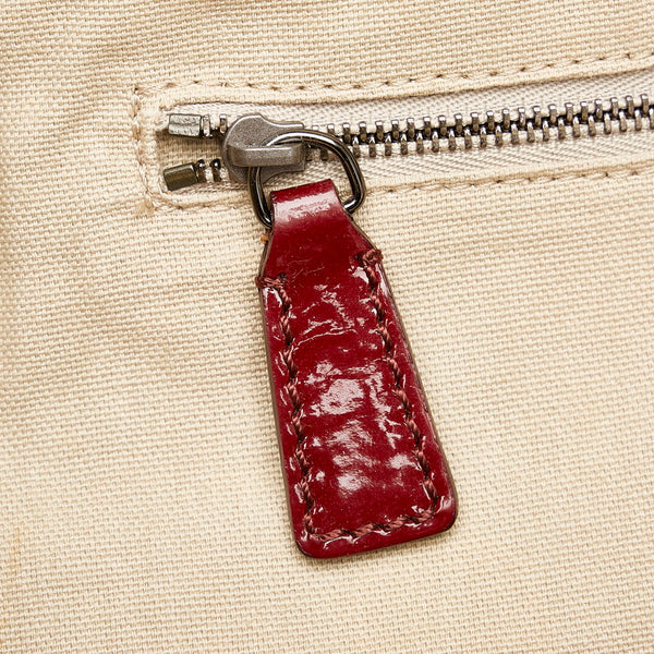 バーバリー ノバチェック ハート ベージュ PVC レザー ハンドバッグ レディース BURBERRY 【中古】