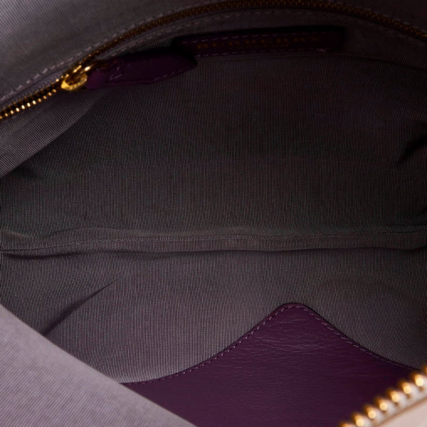 バーバリー プローサム クラッチバッグ ショルダーバッグ 2WAY ピンク  パープル ラバー レザー レディース BURBERRY 【中古】