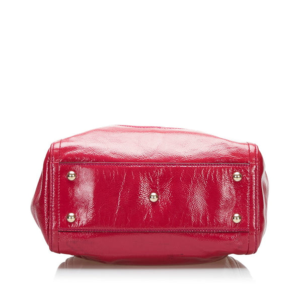 グッチ ソーホー ハンドバッグ ショルダーバッグ 2WAY 336751 ピンク エナメル レディース GUCCI 【中古】