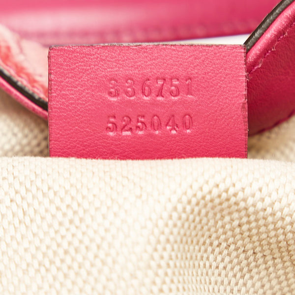 グッチ ソーホー ハンドバッグ ショルダーバッグ 2WAY 336751 ピンク エナメル レディース GUCCI 【中古】