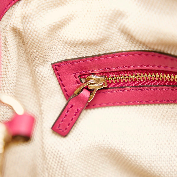 グッチ ソーホー ハンドバッグ ショルダーバッグ 2WAY 336751 ピンク エナメル レディース GUCCI 【中古】