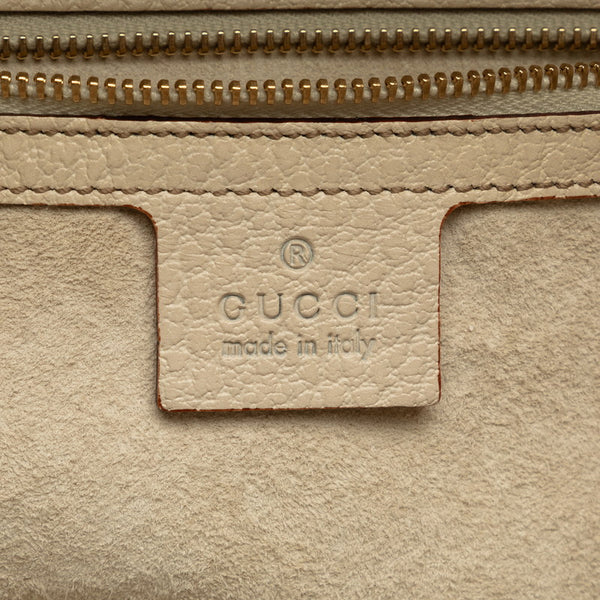 グッチ ハンドバッグ ドクターズバッグ 146002 ホワイト ピンク レザー レディース GUCCI 【中古】