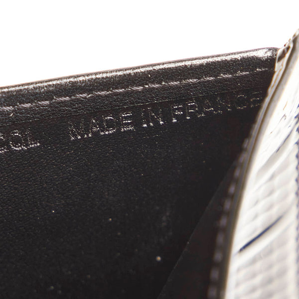 カルティエ ハッピーバースデー ブラック パテントレザー 二つ折り財布 レディース CARTIER 【中古】